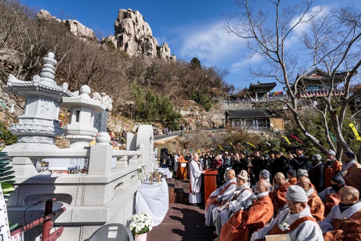 고산대선사 사리탑 봉안 - 보리암