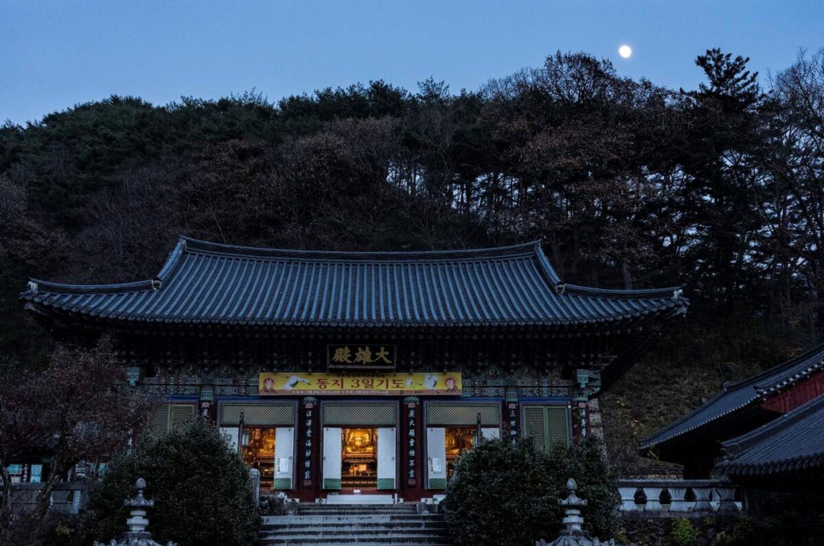 경내 야경 풍경