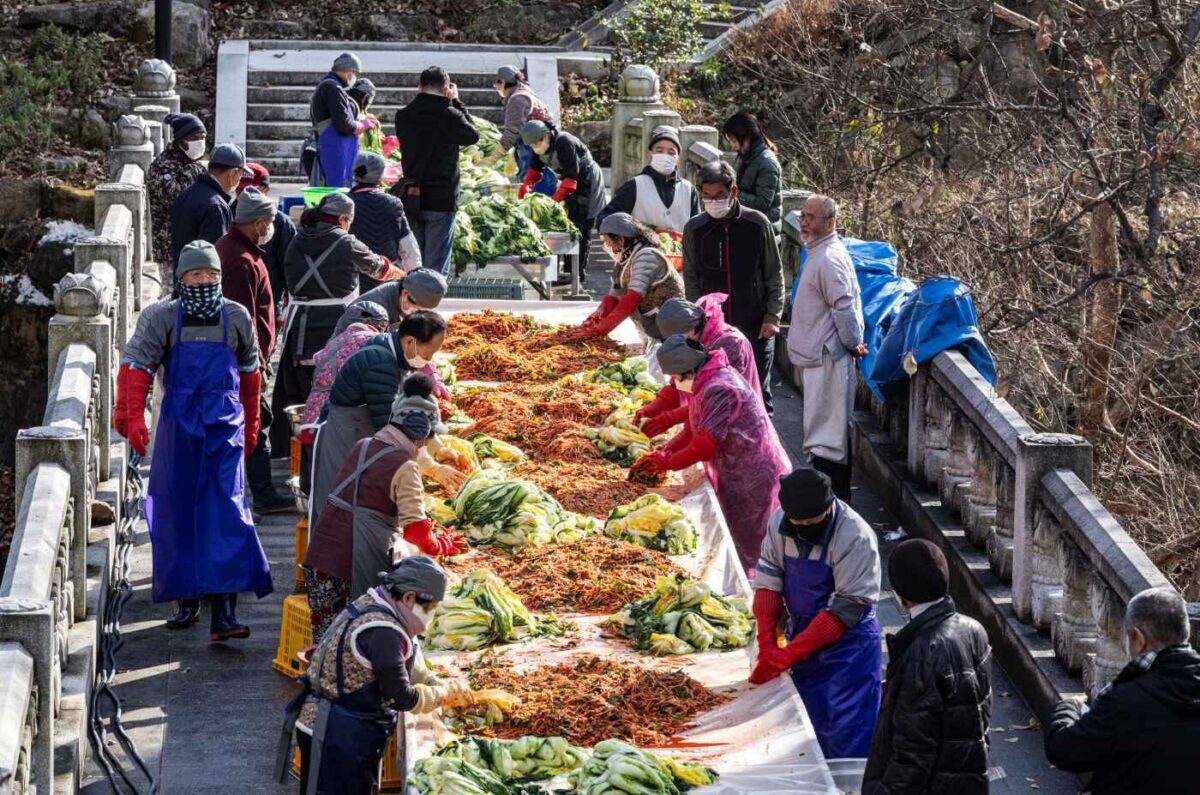 김장 2일차 운력