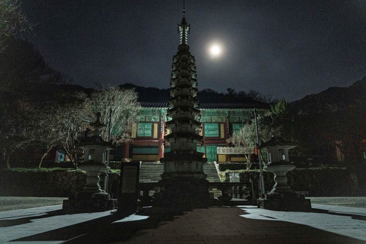 경내 풍경 - 야경