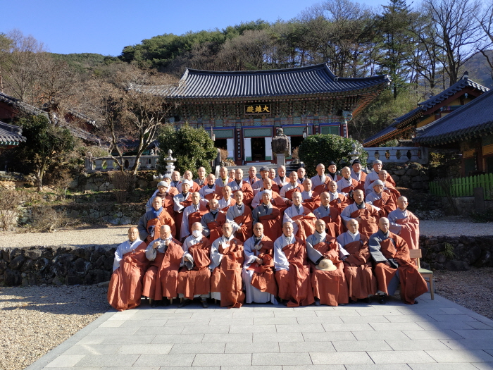 불기2564년 동안거결재