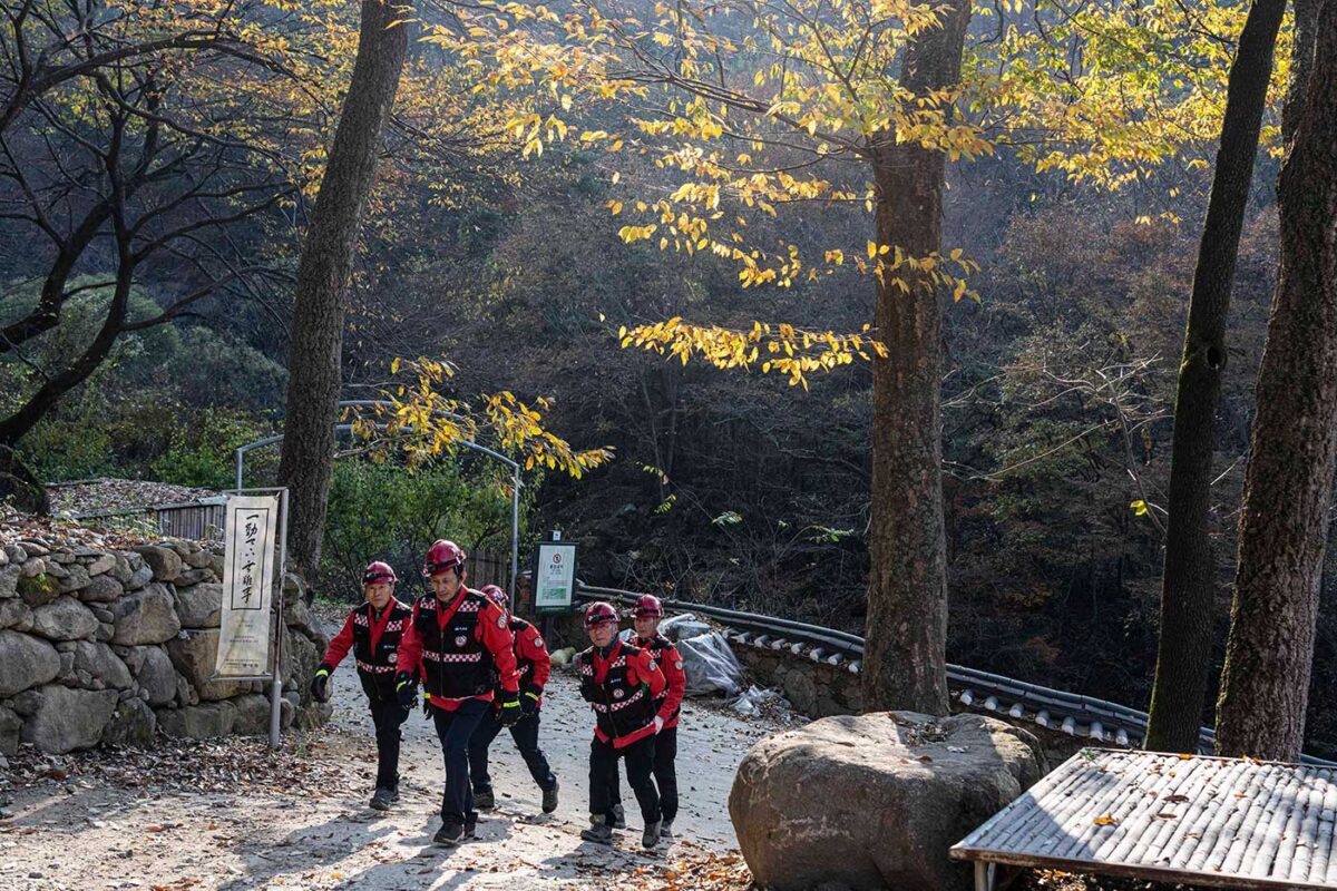 산불조심 실습교육 - 금강계단