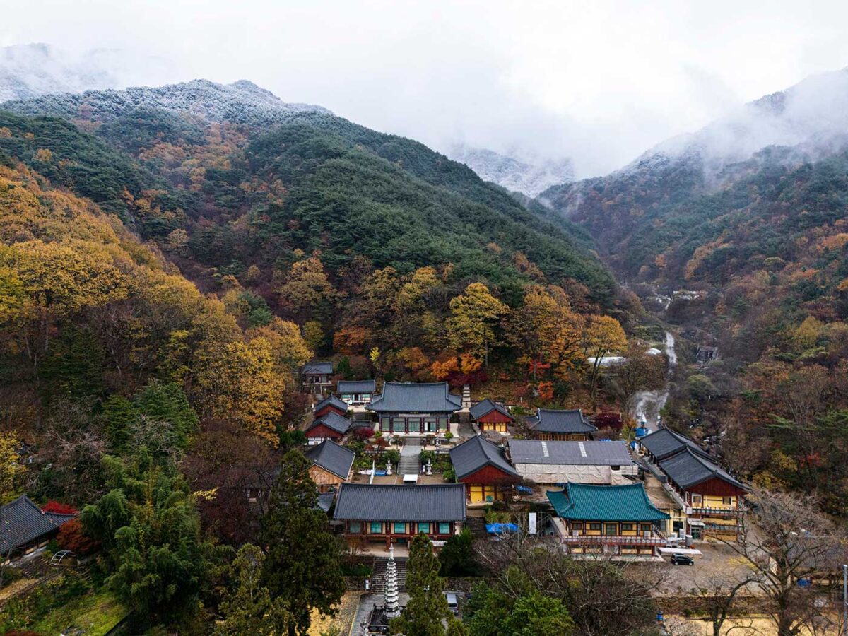 경내 풍경 - 눈 내린 풍경