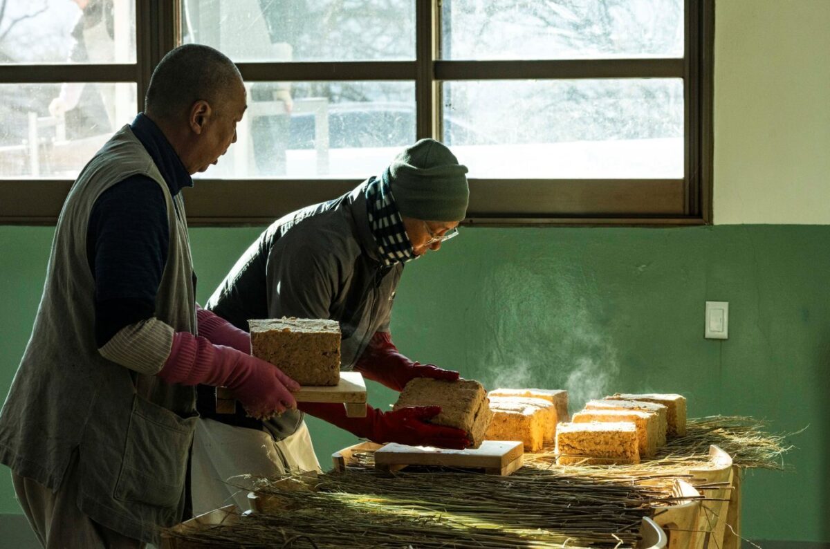 메주 만들기 울력