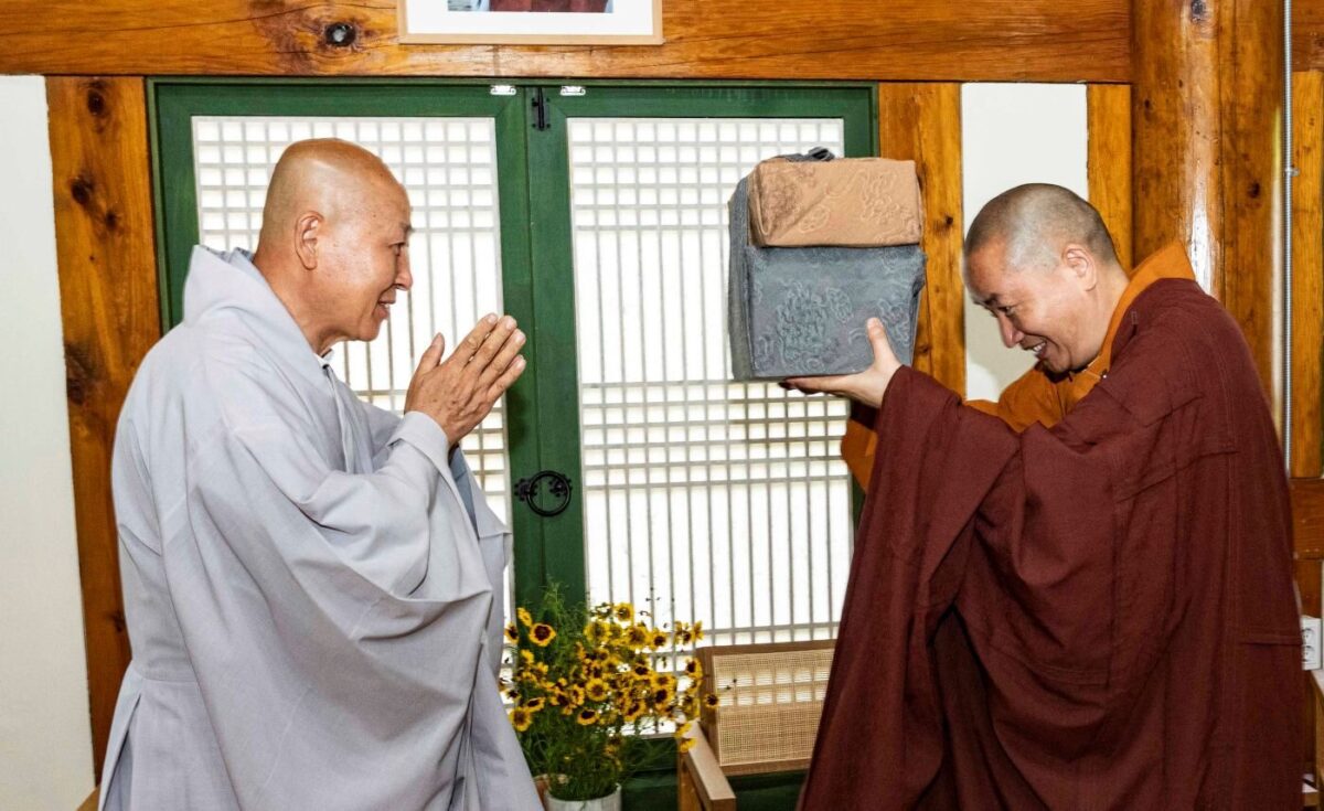 중국 동림사 부방장 접견